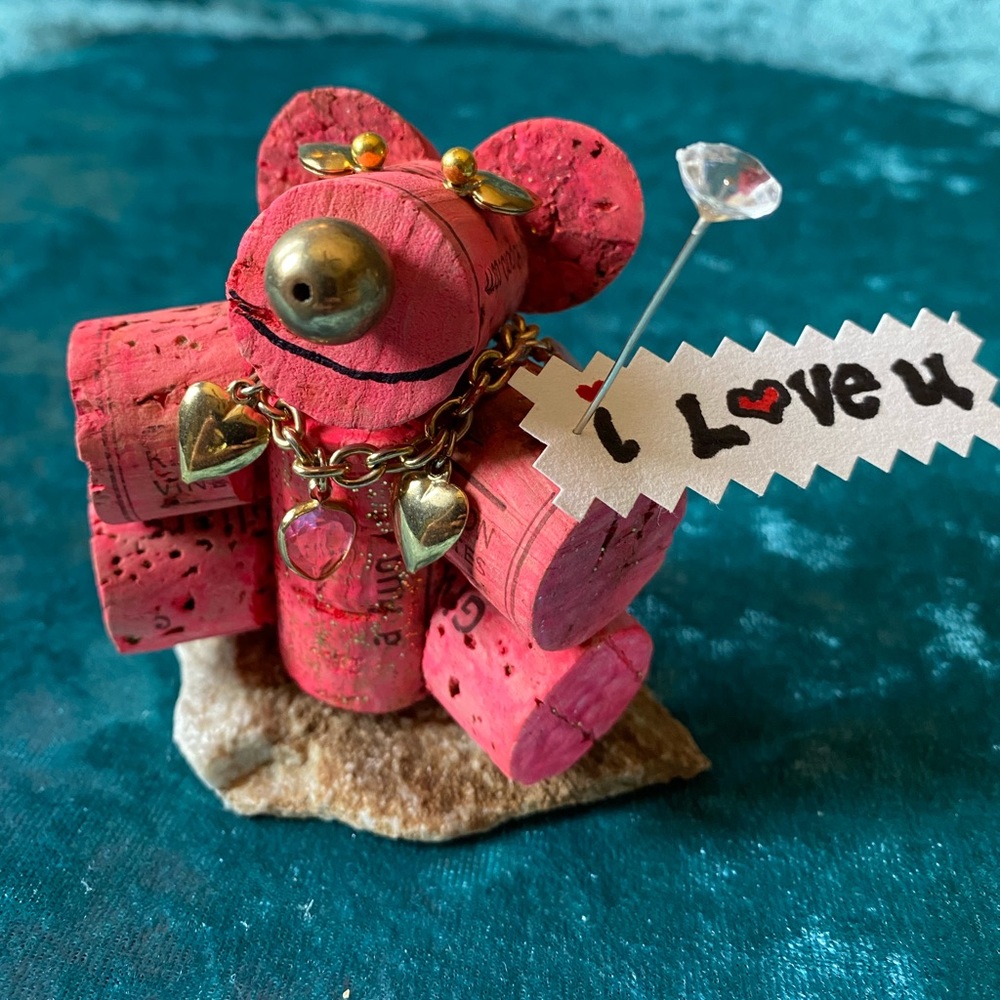 Pink Bear ~ Paper Weight